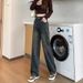 New Spring/Autumn American Retro Wide-Leg Jeans For Women, High-Waisted, Slimming, Height-Enhancing, Loose Straight-Leg_ecoleips.com