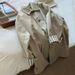 Women's Clothing Spring And Autumn New Style Splicing Workwear Simple Small Size Medium Long Coat_ecoleips.com
