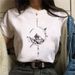 New Women's Plus-size Casual Base Shirt With Lunar Eclipse Print, Short-sleeved Top For Women_ecoleips.com