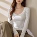 2025 #High Quality Products # Skin Friendly And Comfortable Modal Premium Cotton 2025 Autumn Outfit New Long Sleeved T-Shirt_ecoleips.com