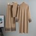 K Lazy Style Women's Autumn And Winter New Sweater Vest Cardigan Wide-leg Pants Three-piece Suit_ecoleips.com