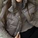 Women's Clothing Cotton vest women 2024 spring and autumn new style stand up collar thickened loose short diamond sleeveless vest jacket_ecoleips.com