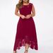 Women's Clothing Plus Size Women's Round Neck Off-Shoulder Dress Printed Hot Selling For Formal & Casual For Women_ecoleips.com