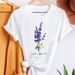 Cross-border Plus-size Clothing New Floral Dandelion Women's Short-sleeve T-shirt_ecoleips.com