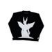 Trendy Hip Hop Style Loose Pullover Sweater Women's Knitwear Outerwear European And American Cross Border Trade Spot Wholesale_ecoleips.com