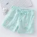 Women Cotton Shorts Double Gauze Home Pajama Pants Sleep Bottoms Summer Casual Beach Pants Sleep Wear Lounge Pajama Shorts_ecoleips.com