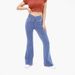 High Quality Replica Denim Flared Pants European And American Style Cross Waist Tight Fit High Elasticity Hip Lifting Design_ecoleips.com
