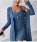 K Dress Jacket Two-piece Set Sexy Slim Fit Solid Color Pit Stripe Vest Skirt Women's Clothing_ecoleips.com