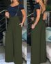 Aria Basics Aria Basics Large Stock Of Cross-border Overalls, 2024 Summer New European And American Women's Fashion Suspender Pants_ecoleips.com