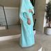 Verve ST013 Abaya Women's Muslim Shiny Solid Color Dubai Cardigan Long Dress_ecoleips.com