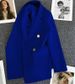Women's Slimming Green Blazer Trendy Street Style Outerwear For Ladies Elegant Fashion Spring Popular_ecoleips.com