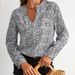 Elegant V-Neck Long Sleeve Blouse for Women Stylish Polyester Office Casual Shirt Comfortable Fall Winter Top_ecoleips.com