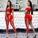 Women's Clothing new fashion sexy nightclub tight mesh see-through long-sleeved trousers jumpsuit women's clothing_ecoleips.com