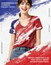 American Flag 4th Of July T Shirt Women Patriotic USA Graphic Star Stripes Fourth July Tee Casual V Neck Tee Tops_ecoleips.com