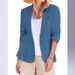 Women's Clothing New Spring And Summer Long Sleeved Small Suit Lapel Temperament Professional Slim Jacket_ecoleips.com
