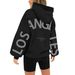 Women's Clothing New Cross Border Foreign Tradeh Plus Velvet Thickened Hooded European And American Sweatshirt Factory Wholesale_ecoleips.com