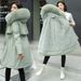 Winter Jacket 2023 New Women Parka Clothes Long Coat Wool Liner Hooded Jacket Fur Collar Thick Warm Snow Wear Padded Parka 6XL_ecoleips.com