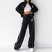 Women's Casual Fashion Street Style Sports Sweatshirt Two-piece Set Cotton Comfortable Denim Outfit_ecoleips.com