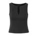 Spicy Girl Set For Women 2025 New Slim V-neck Sleeveless Tank Top + Anti-exposure Irregular Pleated Skirt_ecoleips.com