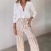 Women's Clothing Women's Casual Two Piece Set High-End Digital Print Commuter Shirt And Loose Trousers Style_ecoleips.com
