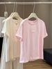 Heavy Industry Hot Diamond T-Shirt Women's Summer 2026 New Design Sense Crew Neck Loose Temperament Casual Top_ecoleips.com