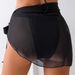 Women's Mesh Beach Cover-Up Skirt – Stylish Bikini Wrap With Metallic Shell Accessories (XS-XL, Black/Red/White)_ecoleips.com