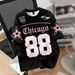 3d Digital Print Oversized T-Shirt Women's Short Sleeve Round Neck Tee - American Style Sporty Graphic Top (36 Color Options, Xs-6xl)_ecoleips.com