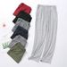 Spring Summer Men Sleepwear Pant Plus Size Sleep Bottoms Women Modal Cotton Nightwear Pajama Pants Lounge Home Wear Trousers_ecoleips.com
