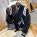 Women's Clothing Red baseball jacket for women in early spring new style coat for small size thickened spring and autumn tops with high end feel_ecoleips.com