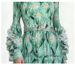 Women's Clothing Plus Size Pleated Three Dimensional Floral Bell Sleeve Dress Heavy Duty Lace Up Print African European Style Women's Clothing_ecoleips.com
