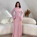 Women’s Clothing Spring And Autumn New Solid Color Long Sleeved Slim Temperament Dress_ecoleips.com