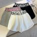 women's clothing high waist sports shorts for women ins summer students thin loose wide leg casual running beach hot pants_ecoleips.com