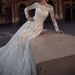 Elegant Off-Shoulder Long-Sleeve Wedding Dress With Sheer Lace & Open Back – Boho Bridal Gown For Destination Weddings ( XS-XXXL)_ecoleips.com