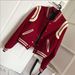 Women's Clothing Red baseball jacket for women in early spring new style coat for small size thickened spring and autumn tops with high end feel_ecoleips.com