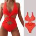 Women's Clothing Sexy Solid Color Bikini Set Style Exclusive Quick-Dry Polyester, Modest Coverage, Beach & Pool Ready_ecoleips.com