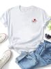 Ladies Everyday Cotton Tee, Fitted Round Neck T-Shirt, Lightweight Soft Casual Top For Daily Wear_ecoleips.com