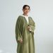 Voya Women's Plus Size Linen Cotton Blend Open Front Cardigan – Solid Color, Oversized Loose Fit, Lightweight Summer Kimono, Casual Modest Cover Up_ecoleips.com