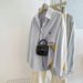 Blue Striped Lapel Shirt for Women Versatile Long Sleeved Top Simple Temperament Fashion Layered Jacket_ecoleips.com