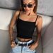 Women's Slim Fit Halter Top Sexy Pleated Mesh Versatile Waist Cinching Flattering Top_ecoleips.com