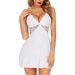 Aria Basics Aria Basics Cross-border Lace Erotic Dress Leopard Print Strap Sexy Mesh Backless Home Nightdress Wholesale European And American_ecoleips.com