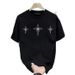 Men's Heavyweight Cotton T-Shirt Short Sleeve Cool And Stylish Trendy Loose Top For New Summer_ecoleips.com