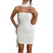 Sparkly Sequin Strapless Bodycon Maxi Dress Women Evening Nightclub Party Wear_ecoleips.com
