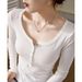 2025 Button Down Bottom Shirt For Women's Autumn/Winter 2025 New Outside To Show Off Thinness, Worn On The Ide Long_ecoleips.com