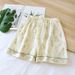 2026 Japanese Summer New Women's Shorts 100% Cotton Crepe Pajama Pants Thin Loose Quarter Pants Home Shorts Ladies Bottoms_ecoleips.com