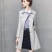 Women's Mid-length Trench Coat, New Spring And Autumn Korean Style, Slim Fit, Versatile, Flattering, Elegant, Popular_ecoleips.com