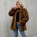 Women's Faux Fur Coat Winter Warm Fluffy Cardigan Jacket Oversized Outerwear For Casual & Office_ecoleips.com