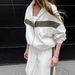 Women's European American Style Casual Color Block Sportswear Set Autumn Winter Commuter Two Piece Outfit_ecoleips.com