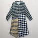 1915 Women's Cross-Border Fashion Casual Color-Block New Plaid Coat Long Shirt In Stock 1XL-5XL_ecoleips.com