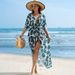 Plus Size Two Piece Swimsuit High End Long Cover Up Sun Protection Bikini_ecoleips.com