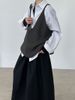 K Retro Lazy Style Knitted Vest Women's New V-neck Loose Sleeveless Vest_ecoleips.com